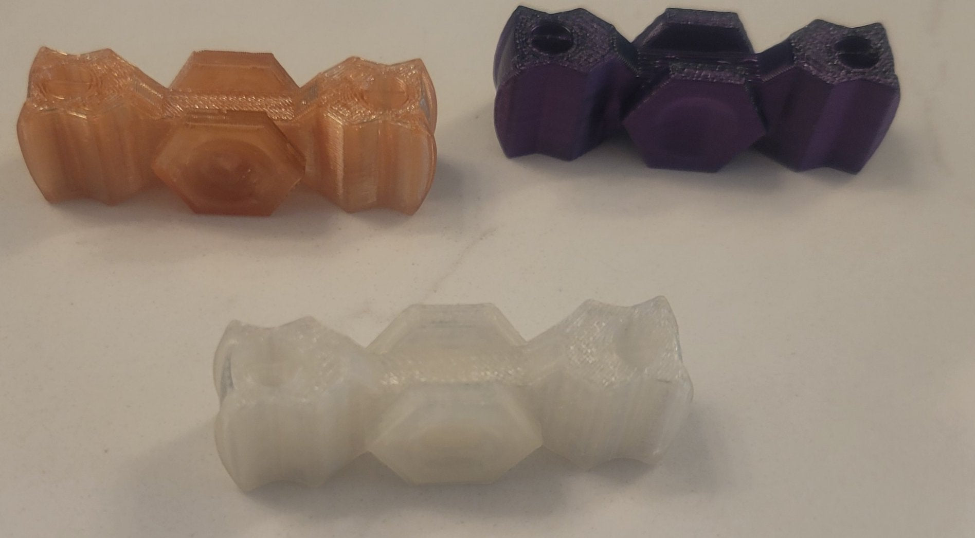 3D Printed Hexagonal Fidget Spinner - 3 Sizes