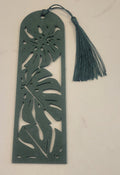 Monstera Themed 3D Printed Bookmark with Tassle