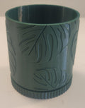 Monstera Theme Plant Pot with Drip Tray - 3D Printed - 3 Sizes