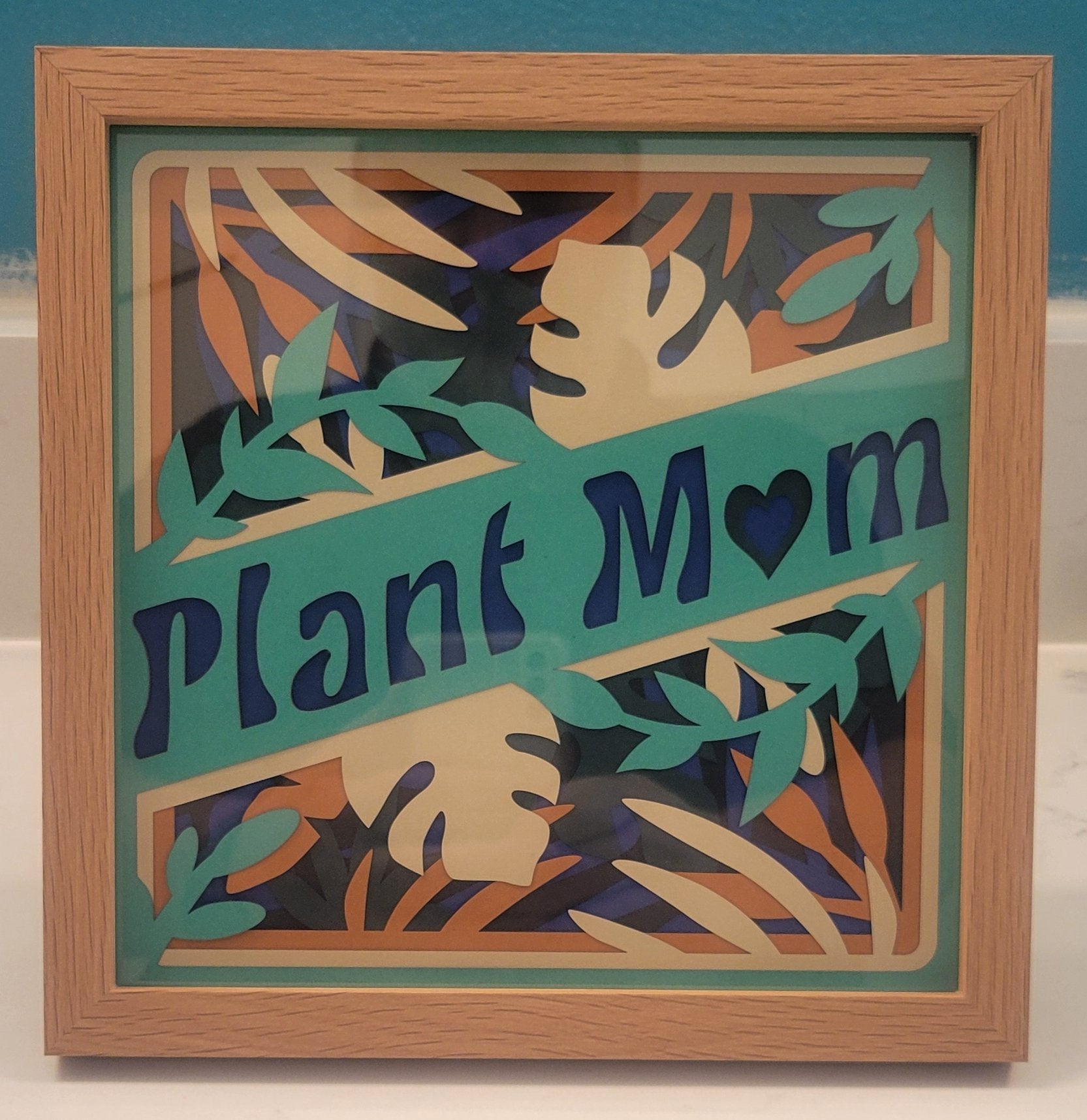 Plant Mom 3D Shadow Frame