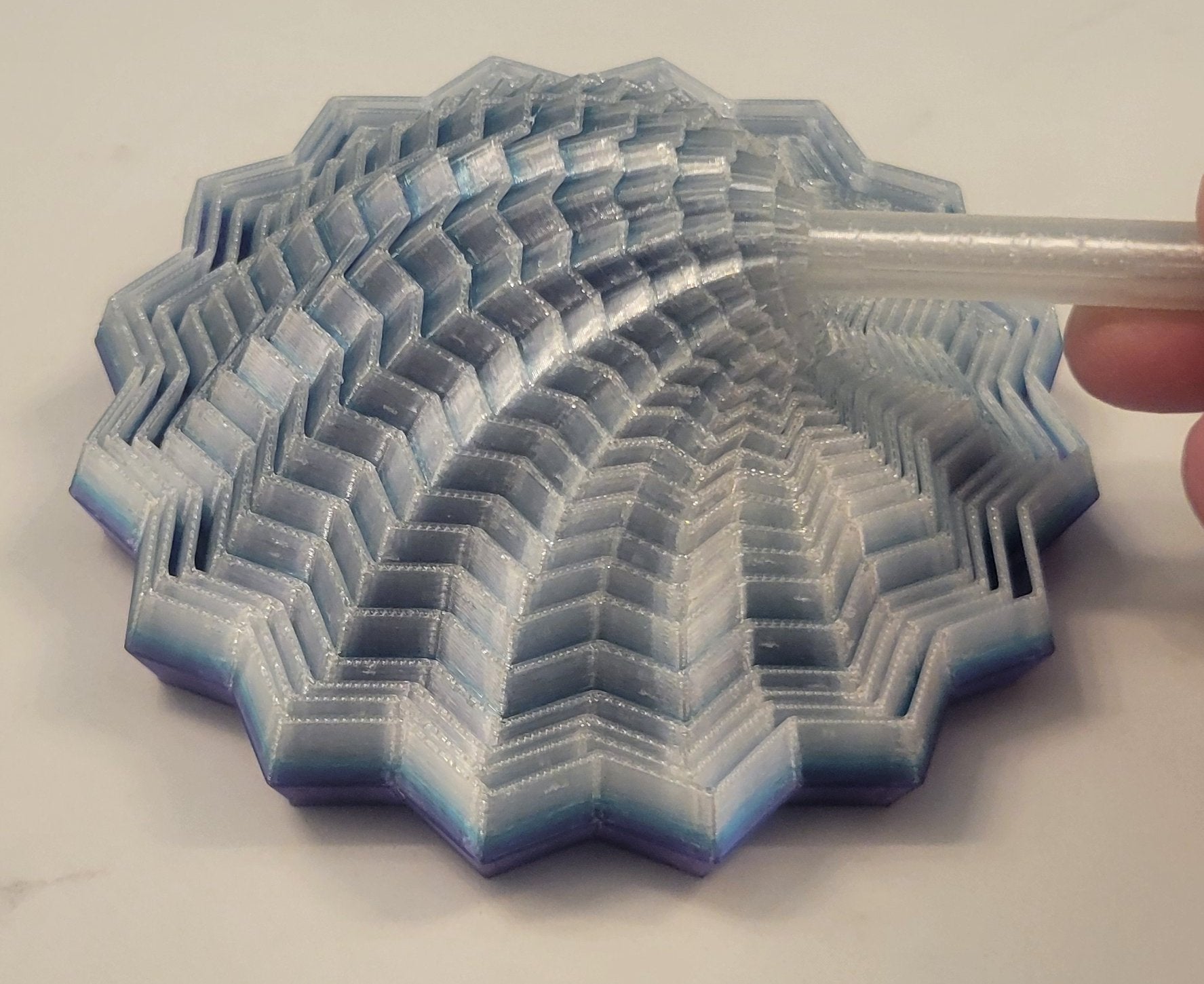 3D Printed 16 Point Fidget Star with Handle - Sensory Toy