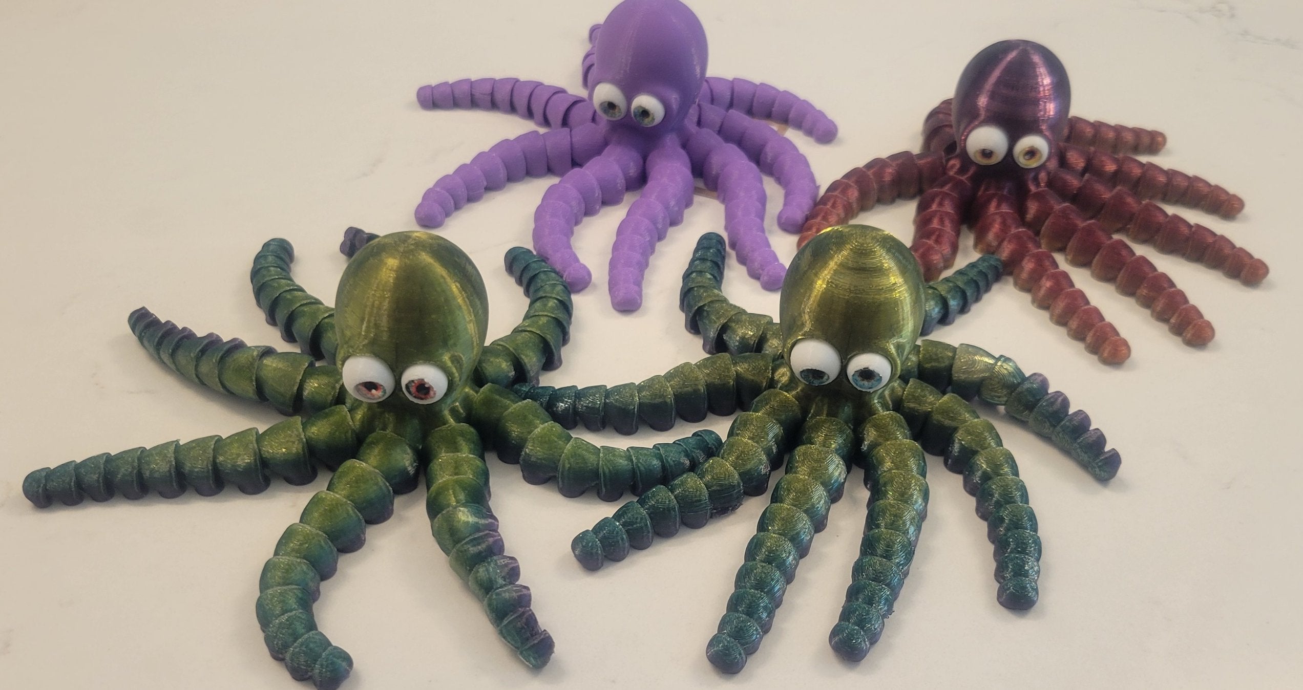 3D Printed Flexible Octopus