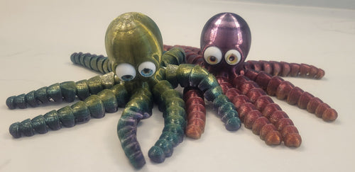3D Printed Flexible Octopus