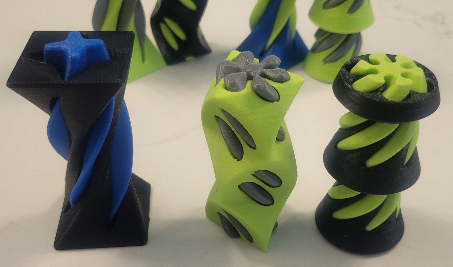 Helix Sensory Fidget Toys - 3D Printed - Multiple Styles