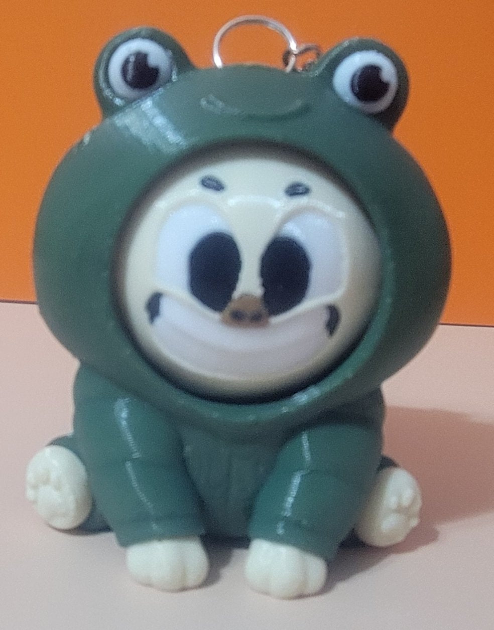 FrobbyBara 3 Faced Mood Flipper Key Chain