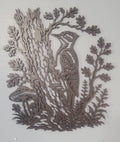 Wooden Laser Cut Woodpecker Wall Hanging