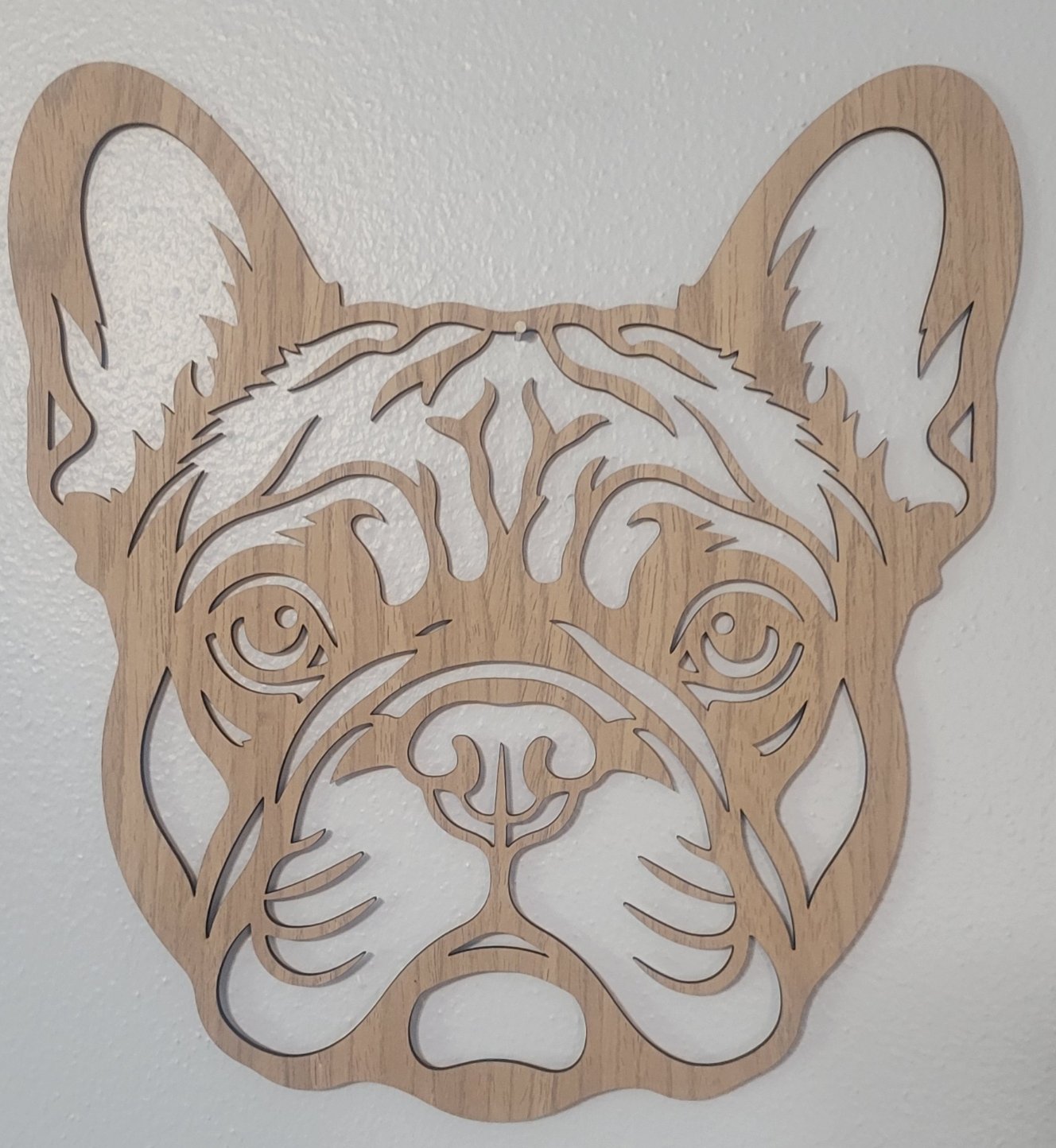 French Bulldog Wooden Wall Hanging