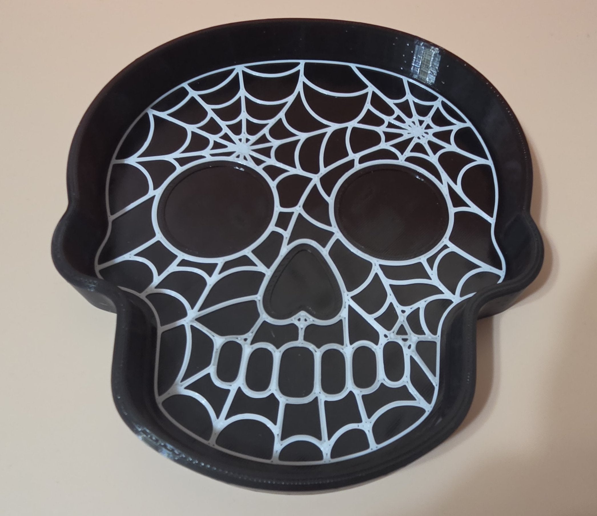 Skull Spider Web Trinket Dish