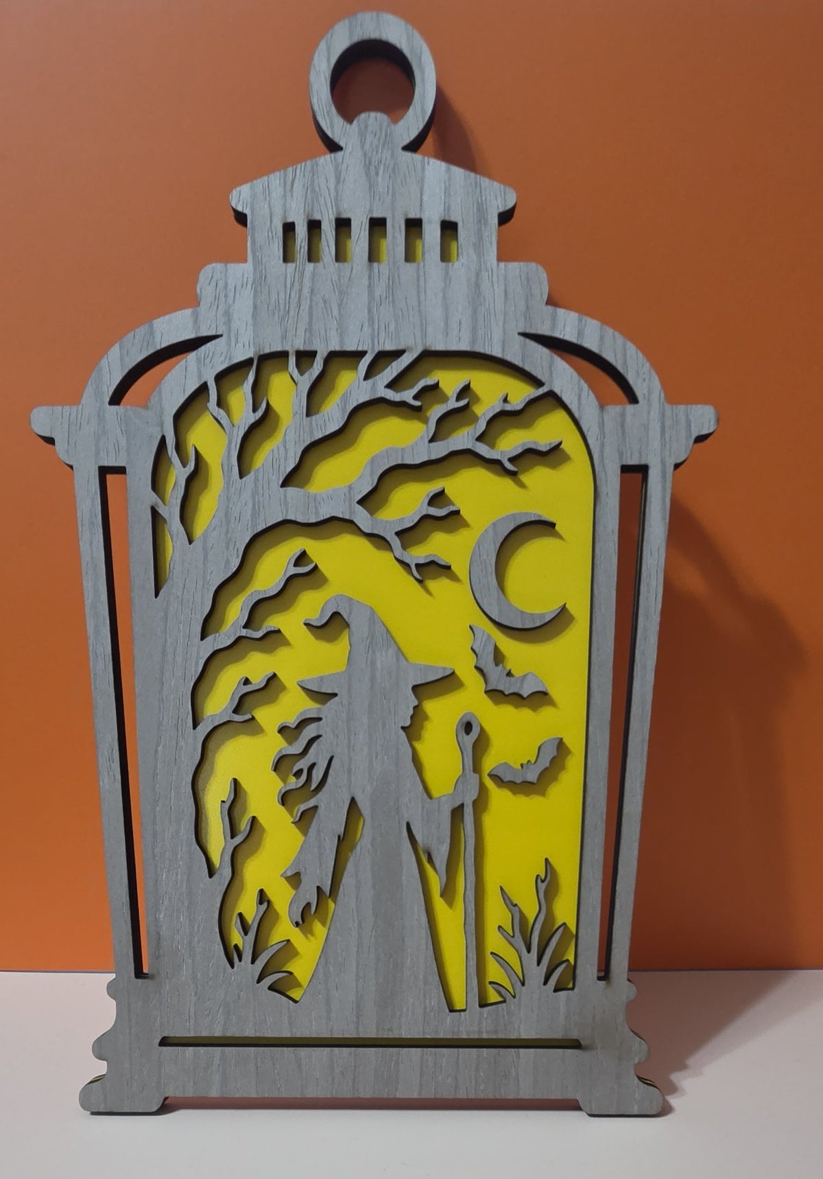 Wooden Laser Cut Halloween Lantern - 4 Styles