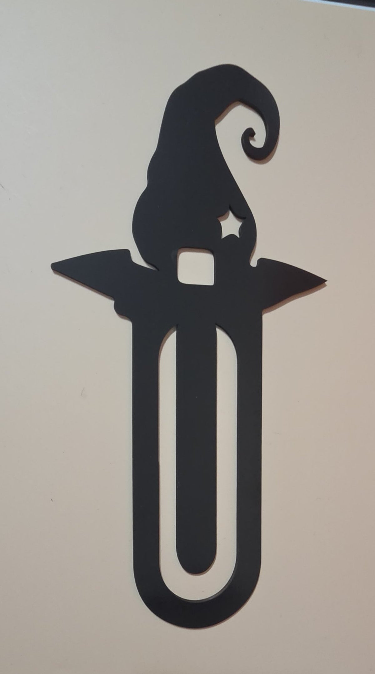Wooden Halloween Bookmark - Paper Clip Style