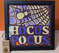 Hocus Pocus Halloween 3D Layered Paper Art Frame
