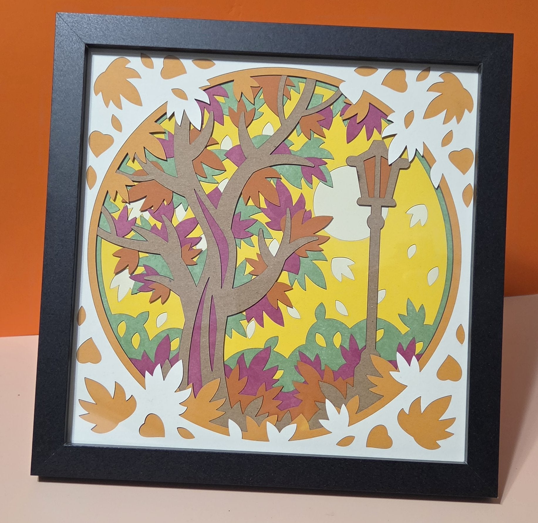 Maple Tree Autumn 3D Shadow Frame