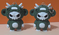 Angry Moki Halloween Keychain