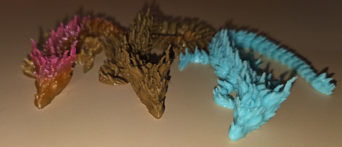 3D printed 5 Inch Dragon - Random Colors