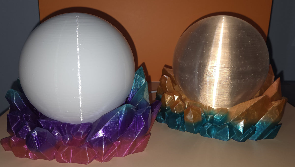Amethyst Crystal Ball Lamp