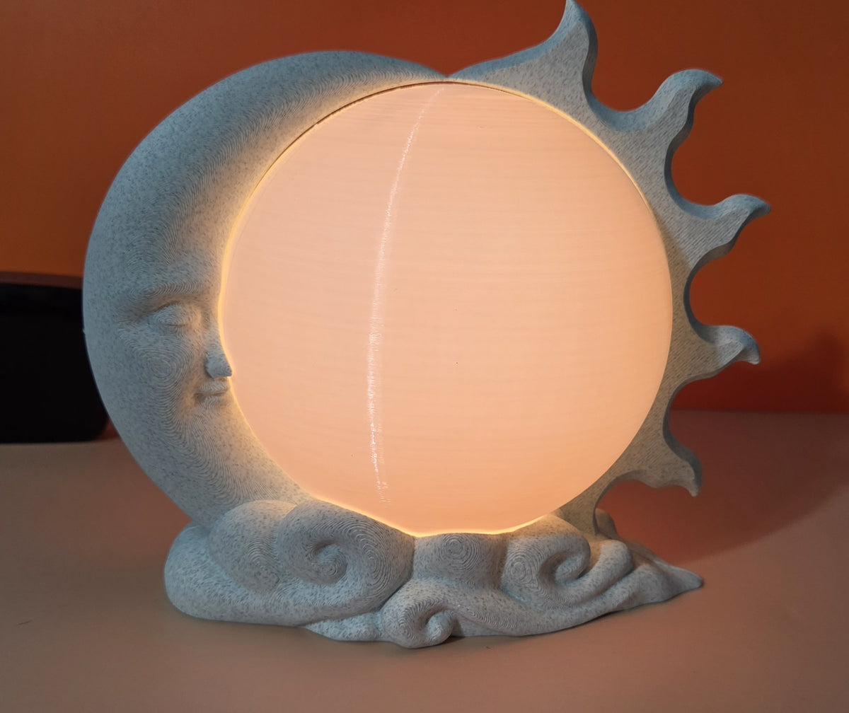 Sun and Moon Globe Lamp