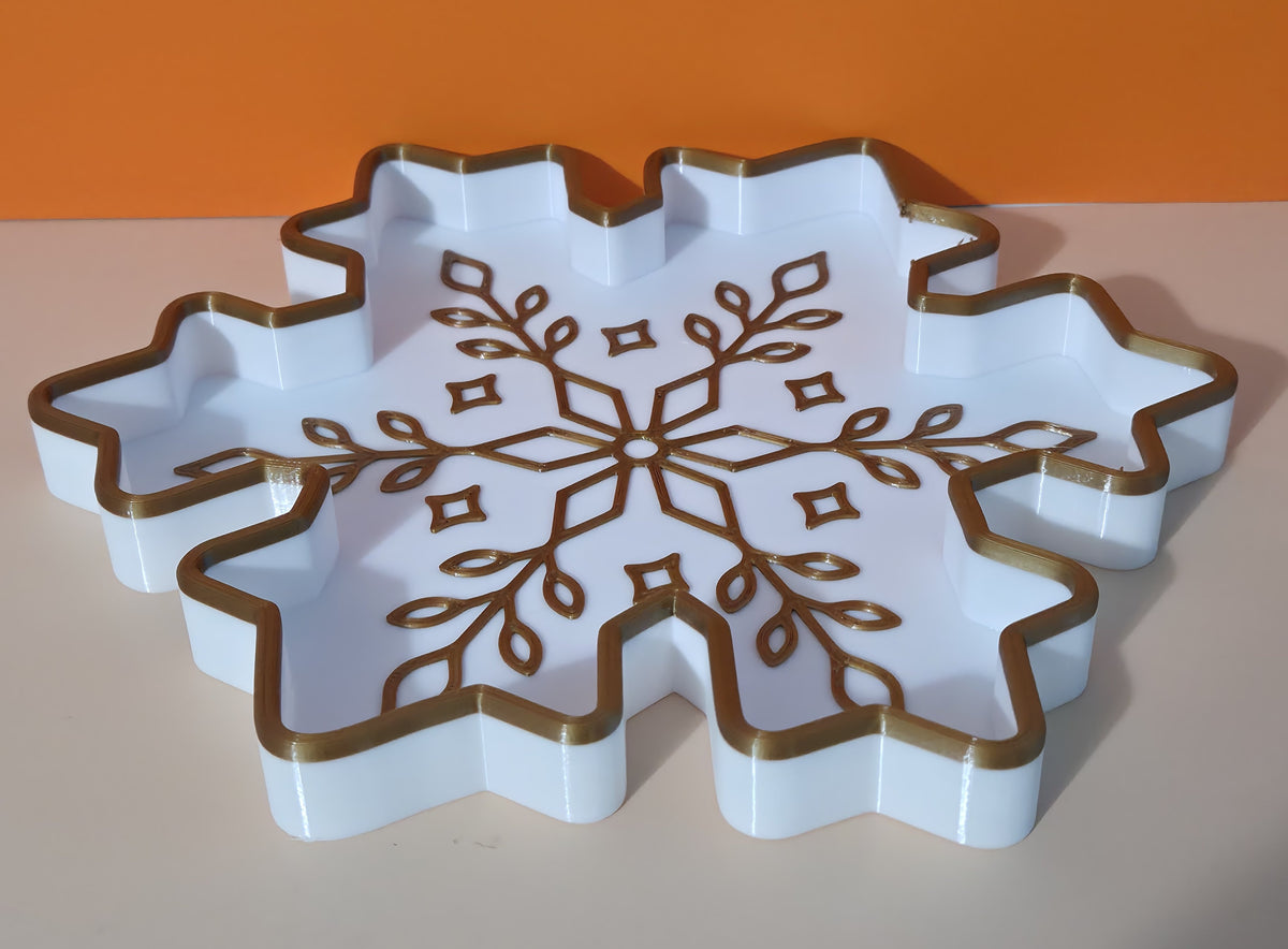 Snowflake Trinket Tray