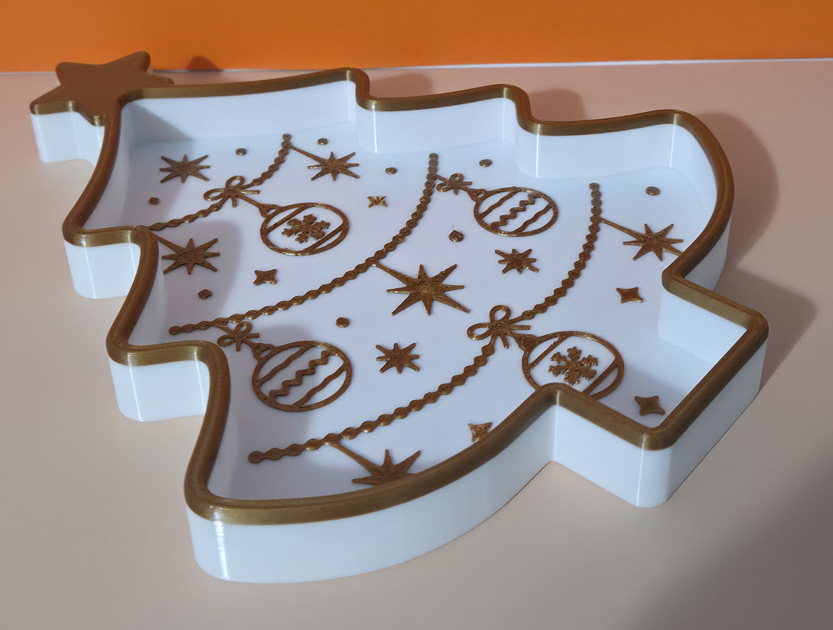 Christmas Tree Trinket Tray