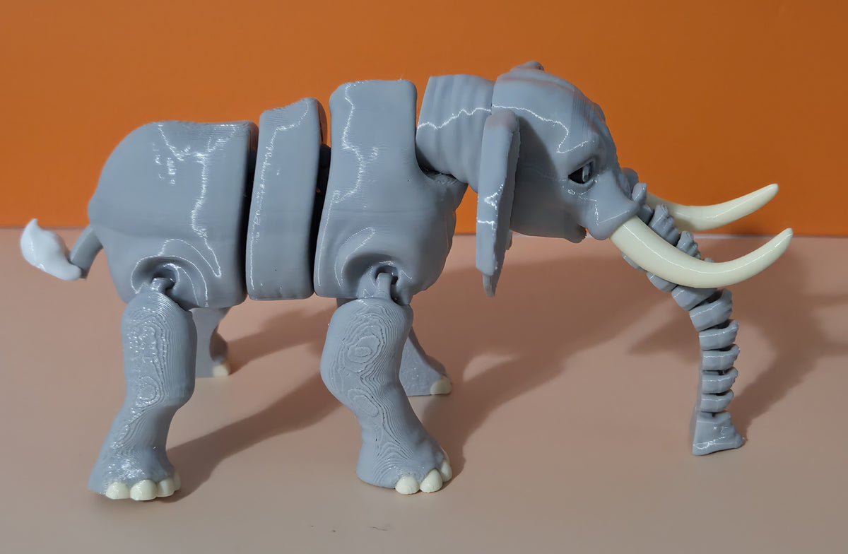 Articulated Elephant Figure