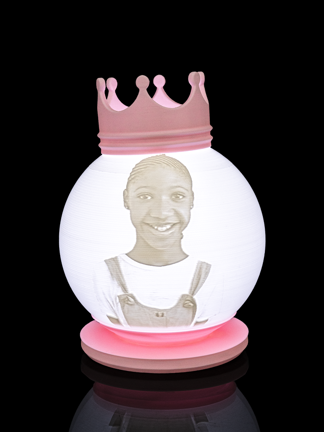 Personalized Globe Photo Lamp Lithopane