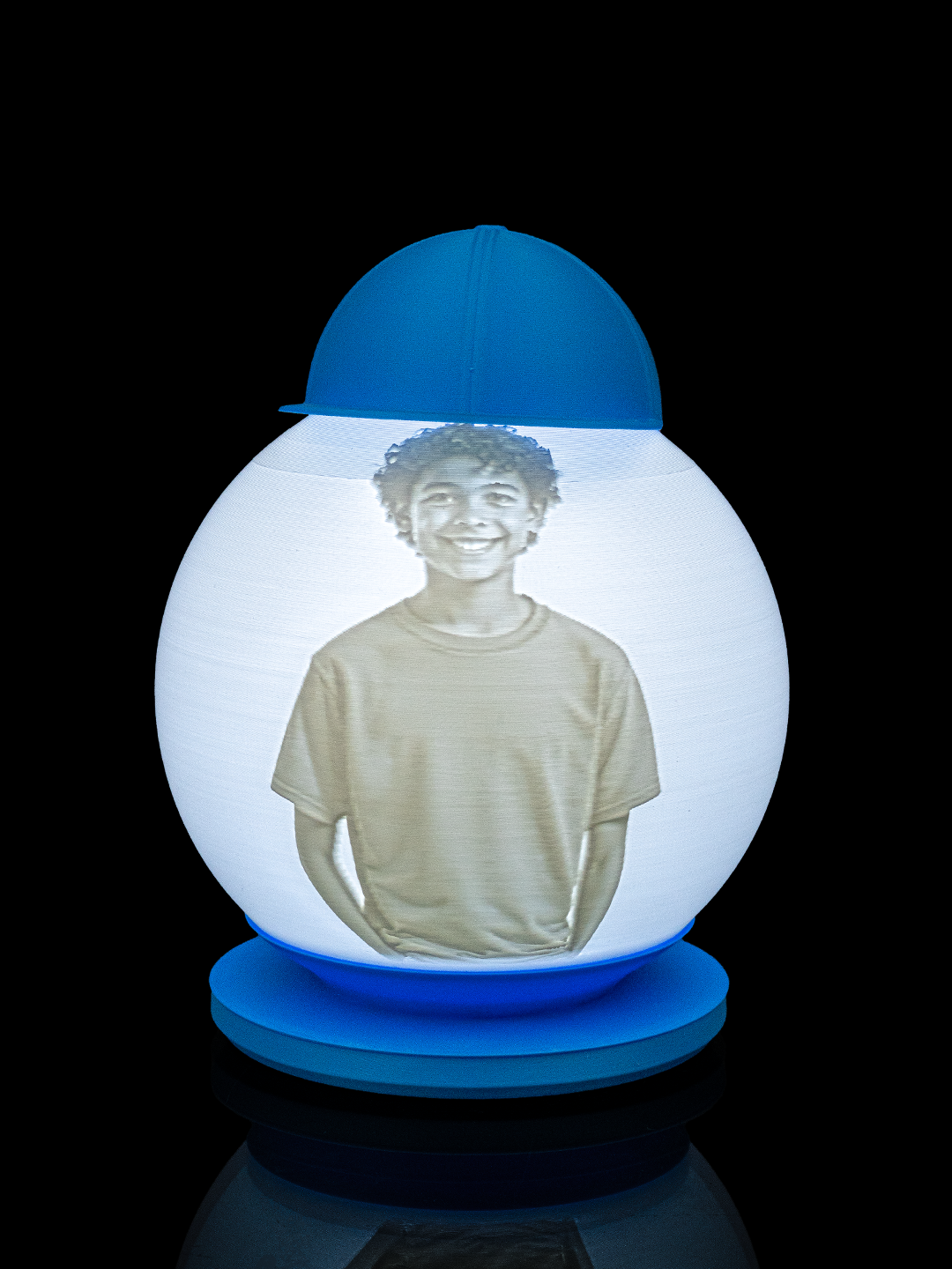 Personalized Globe Photo Lamp Lithopane