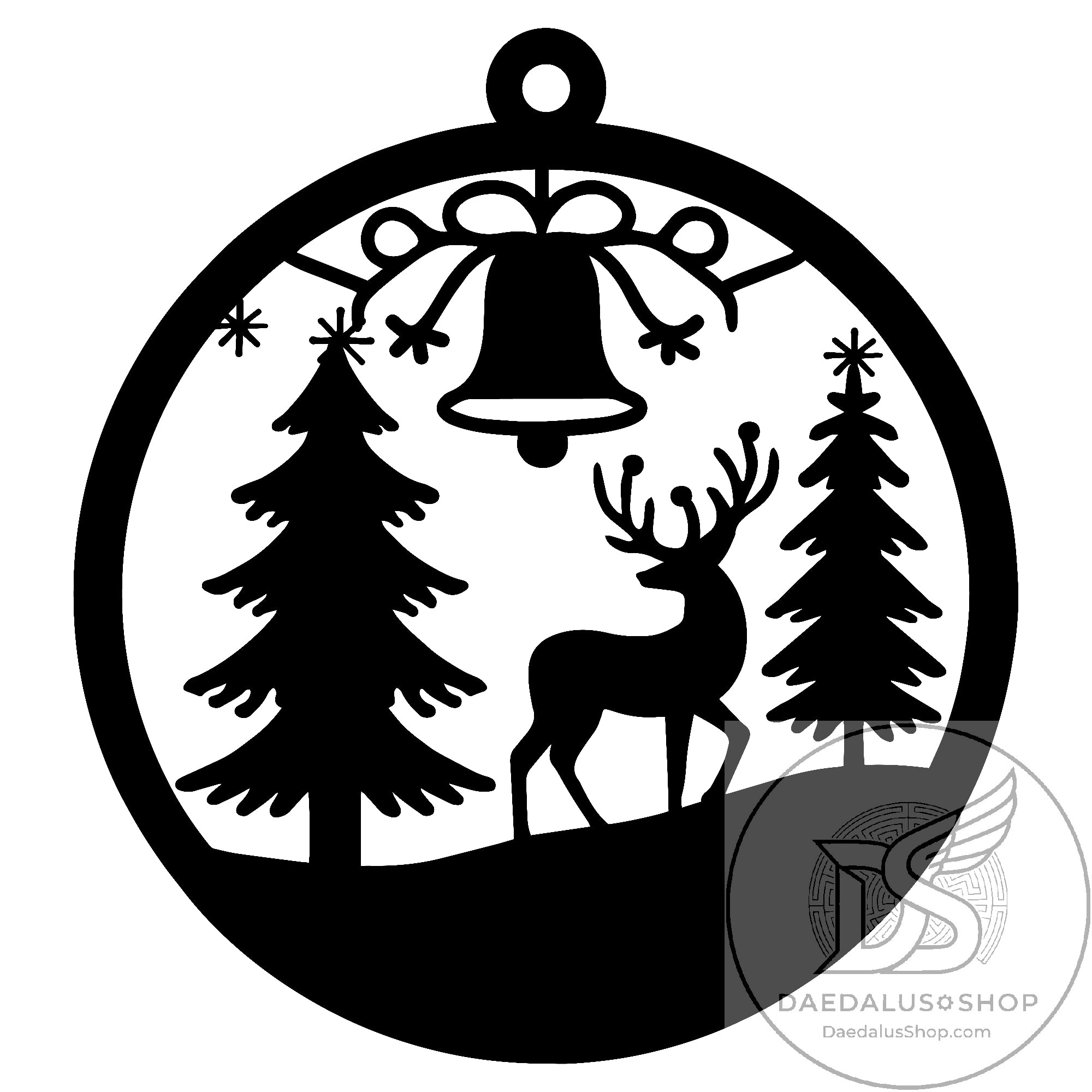 Unique Wooden Cutout Holiday Ornaments - 12 Designs