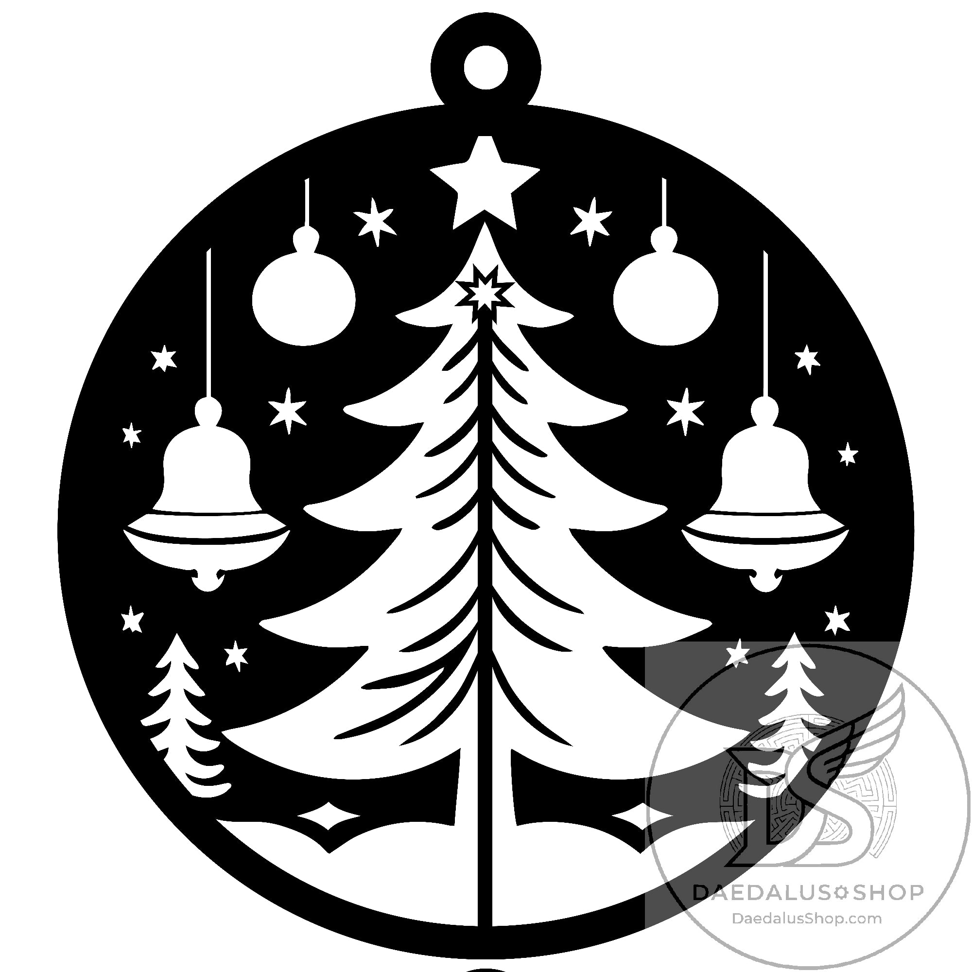 Unique Wooden Cutout Holiday Ornaments - 12 Designs