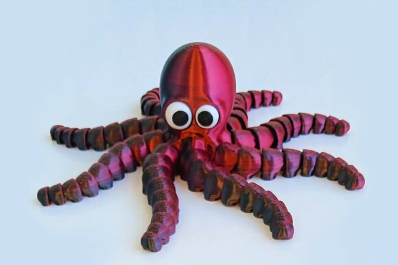 3D Printed Flexible Octopus