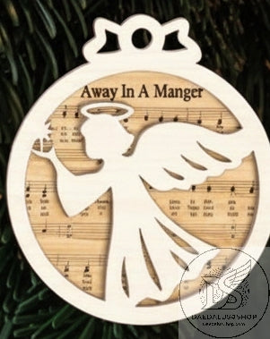 Wooden Sheet Music Ornament