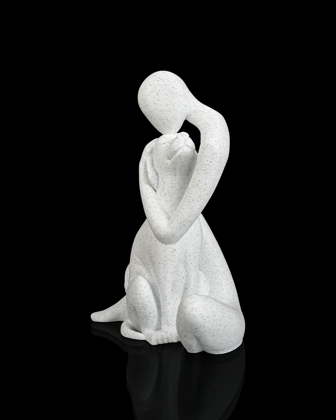 My Best Friend 3D Printed Silhouette