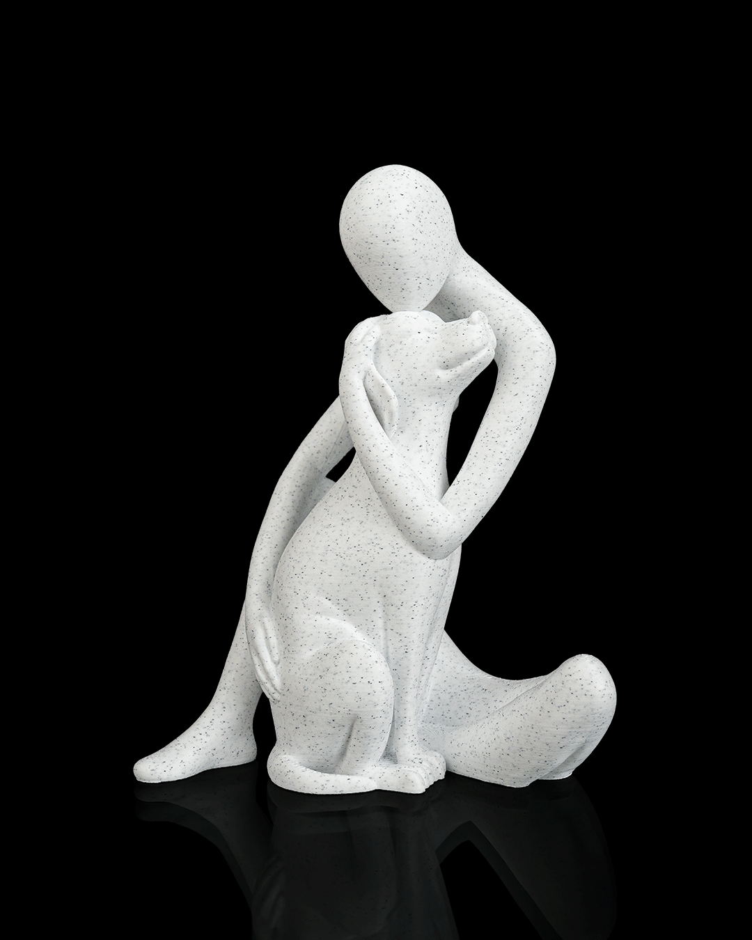 My Best Friend 3D Printed Silhouette