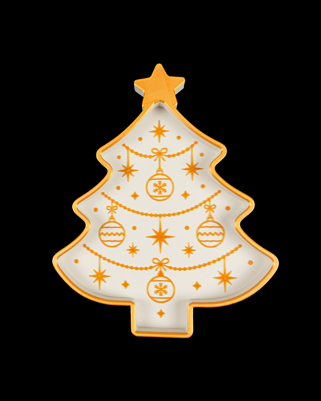 Christmas Tree Trinket Tray