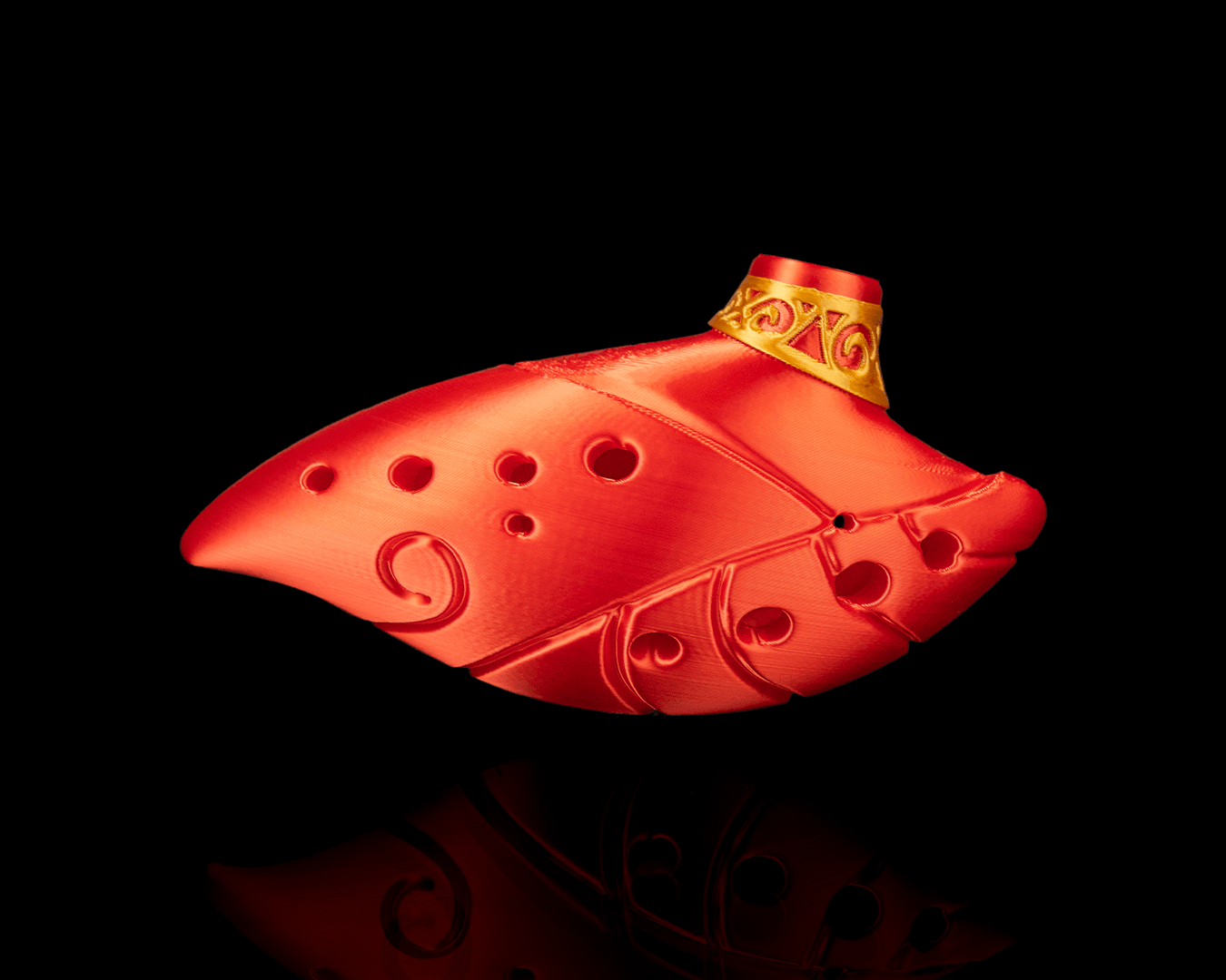 Classic 3D Printed 12 Hole Ocarina