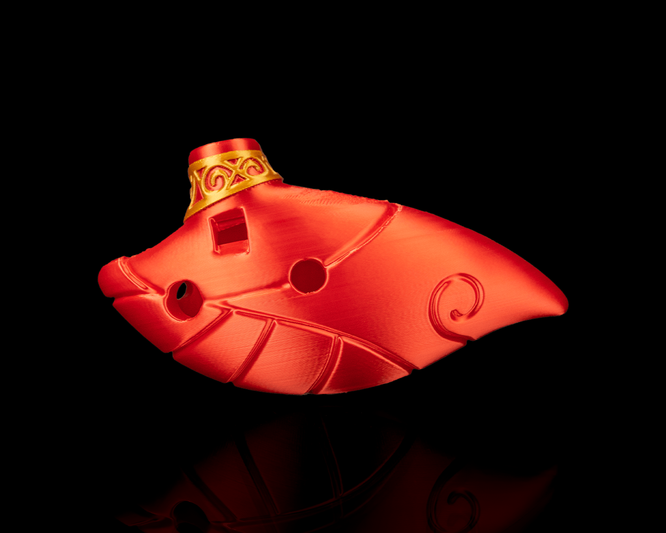 Classic 3D Printed 12 Hole Ocarina