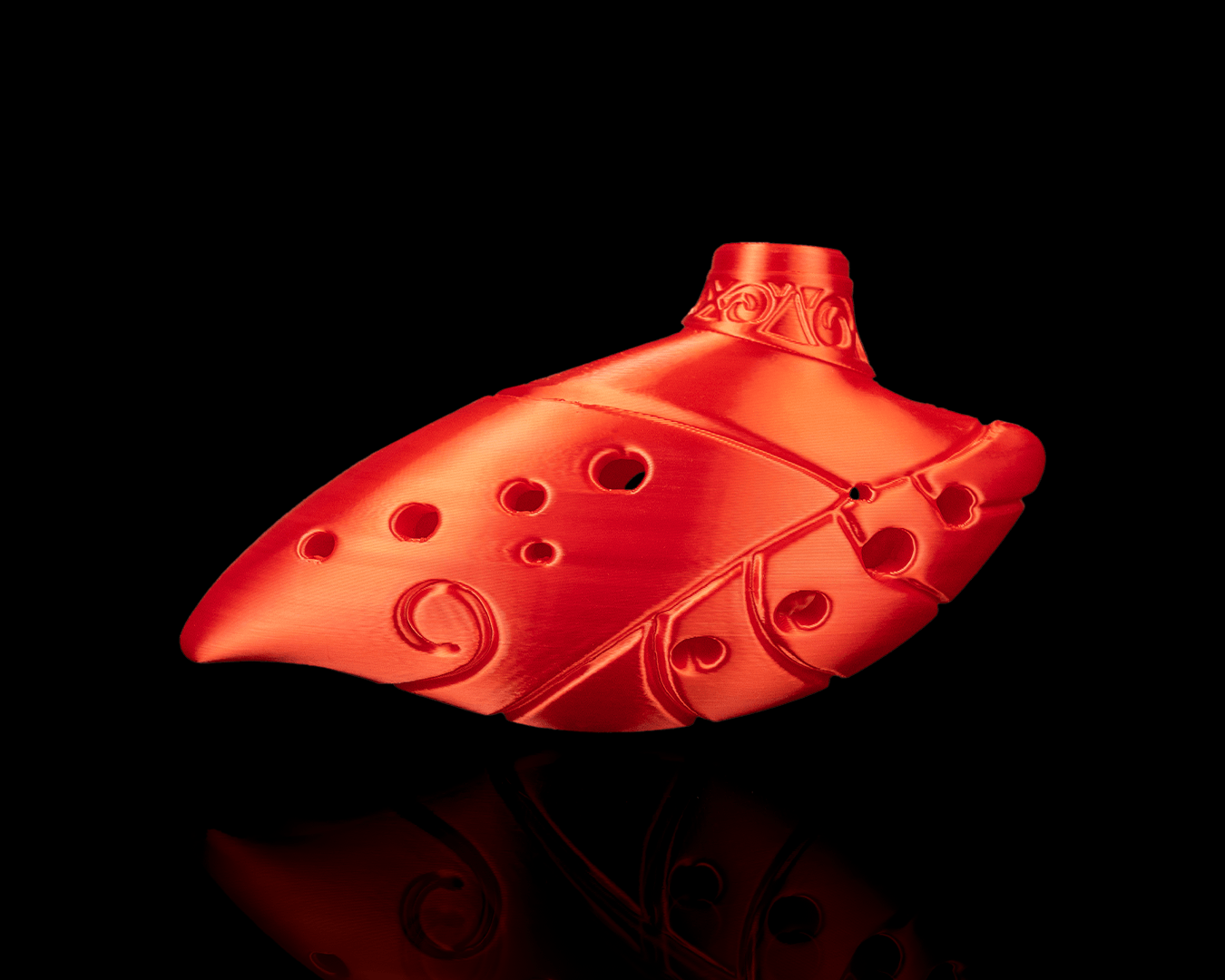 Classic 3D Printed 12 Hole Ocarina
