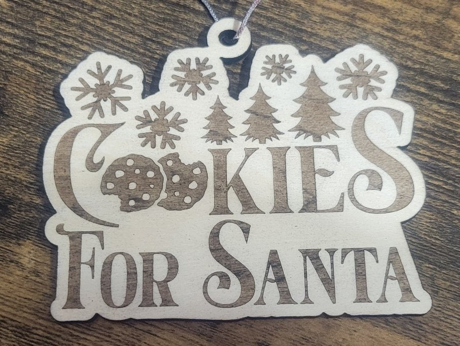 Wooden Christmas Quote Ornaments