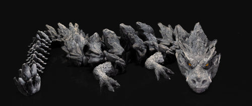 19 Inch Articulated Rock Dragon