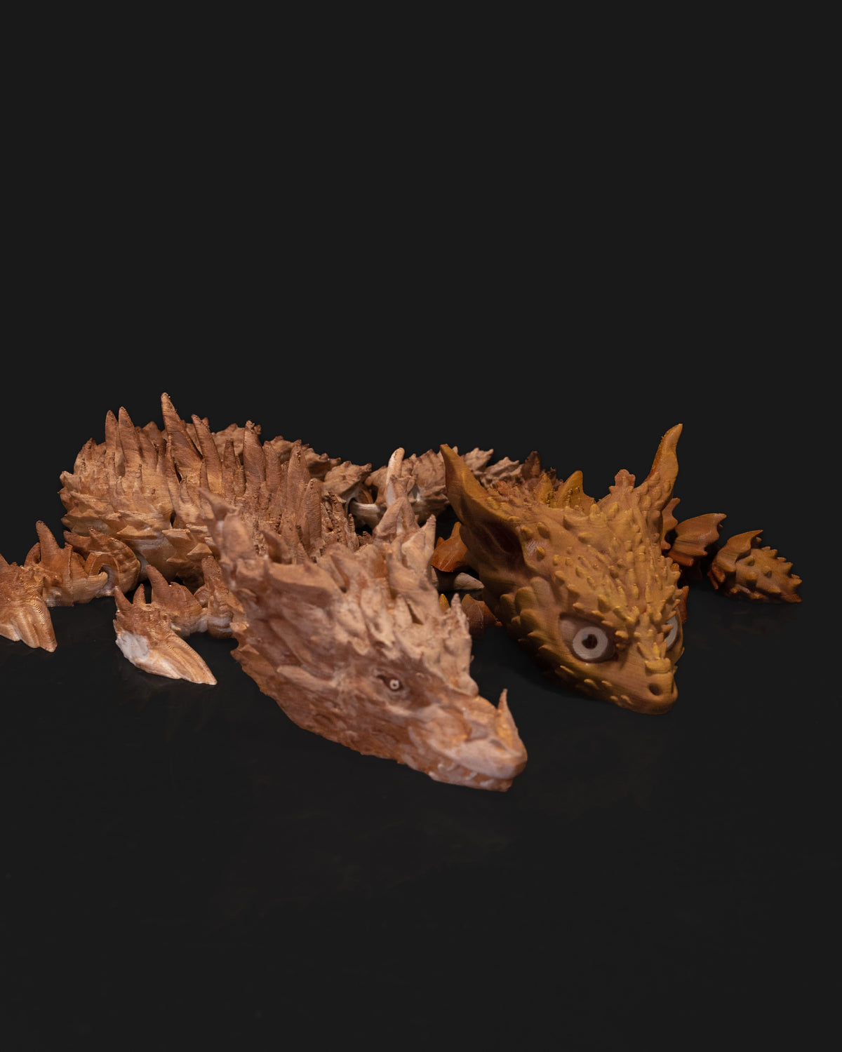 19 Inch Desert Articulated Dragon