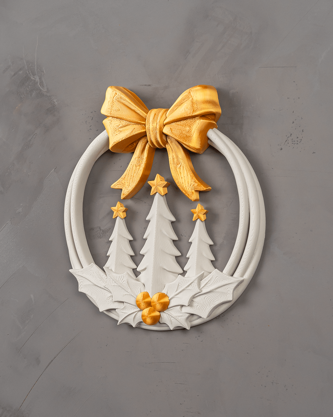 Wreath Wall Hanging 3D Printed