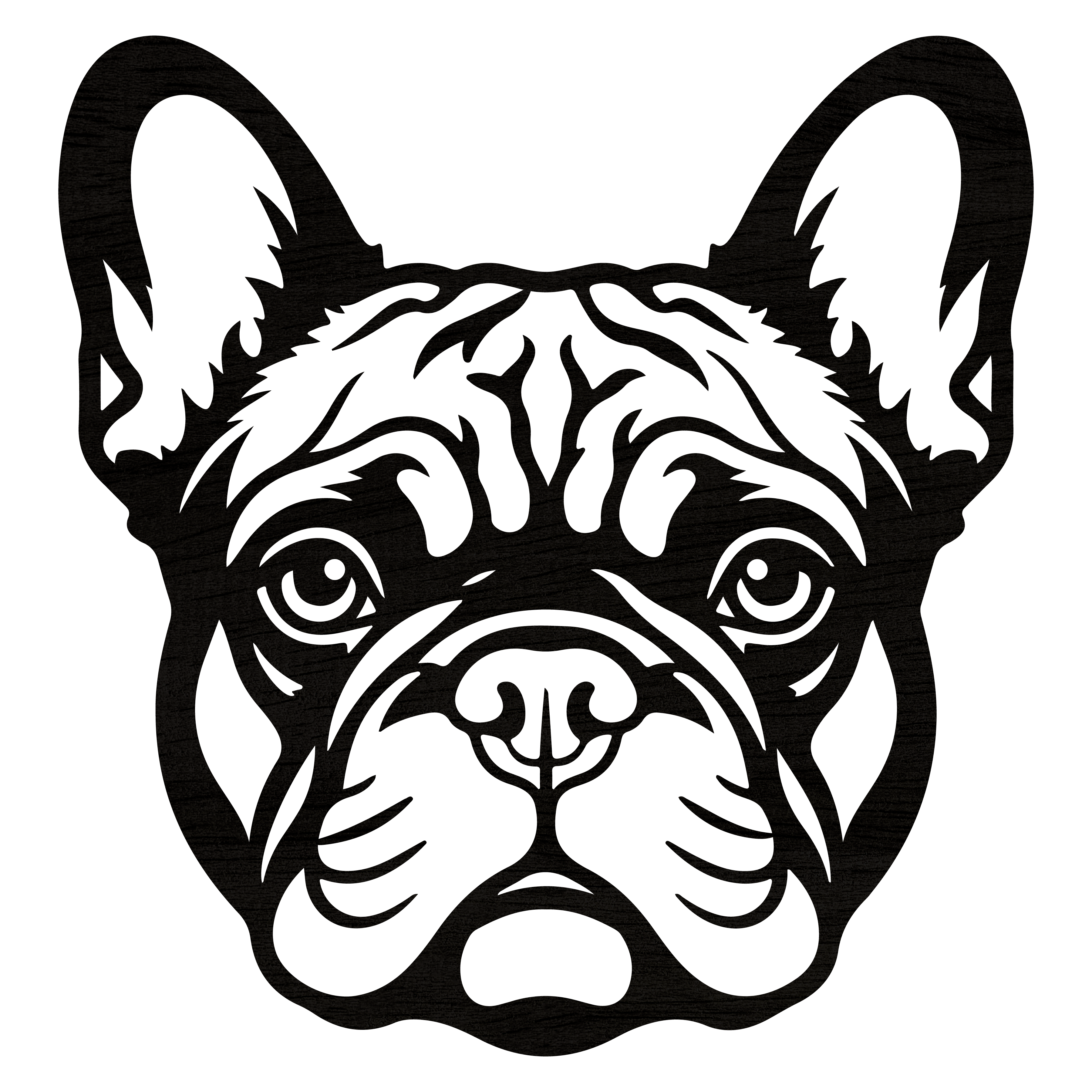 French Bulldog Wooden Wall Hanging