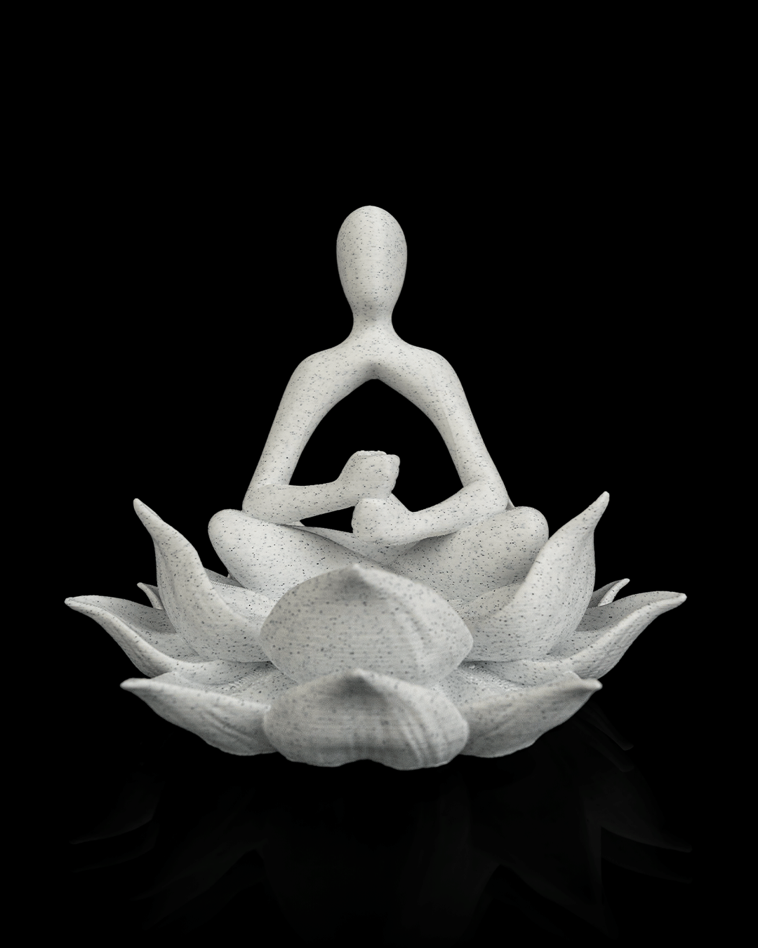 Lotus Planter Silhouette 3D Printed