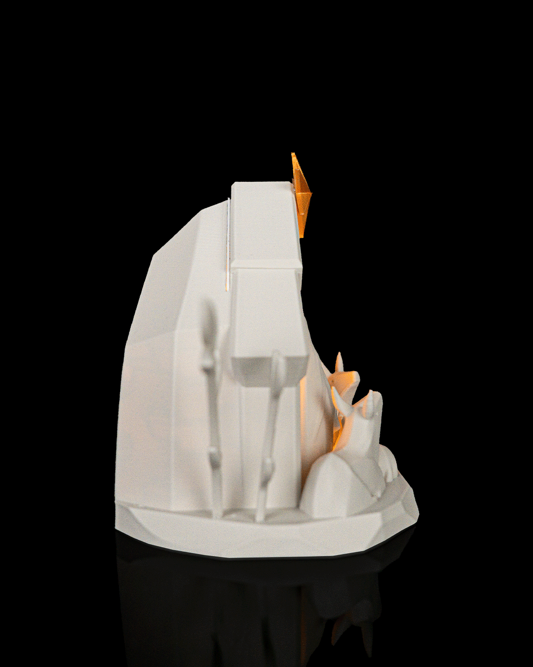 Lighted Nativity Table Lamp