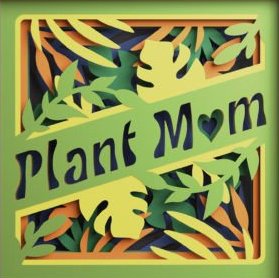 Plant Mom 3D Shadow Frame