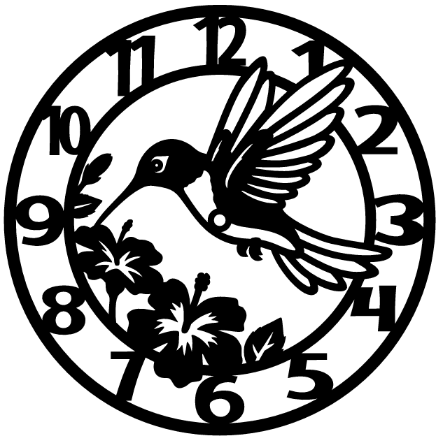 Hummingbird Wall Clock