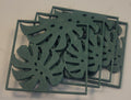 Monstera Themed 3D Printed Coaster Set of 4