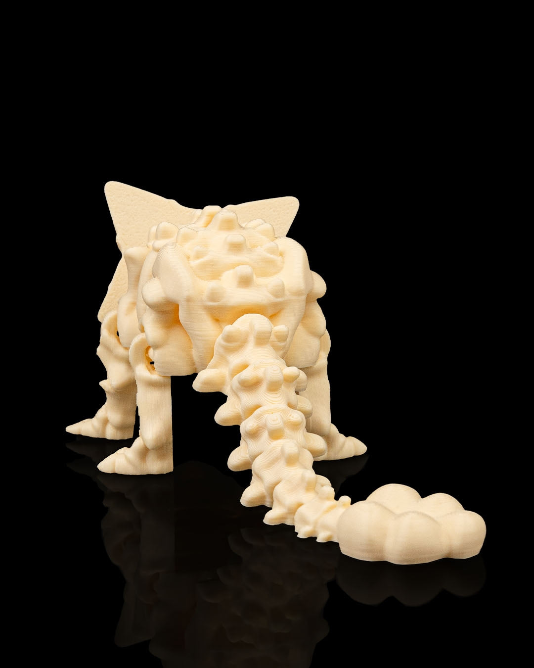 Ankylosaurus Dinosaur Skeleton Articulated Figurine
