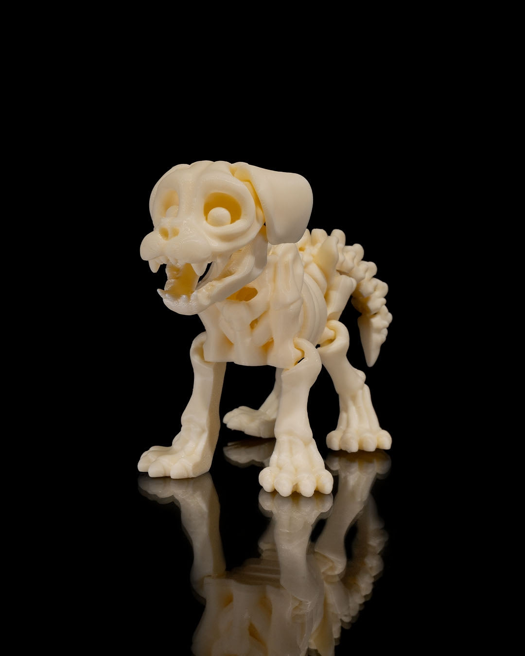 Dog Skeleton 3D Printed Articulated Toy