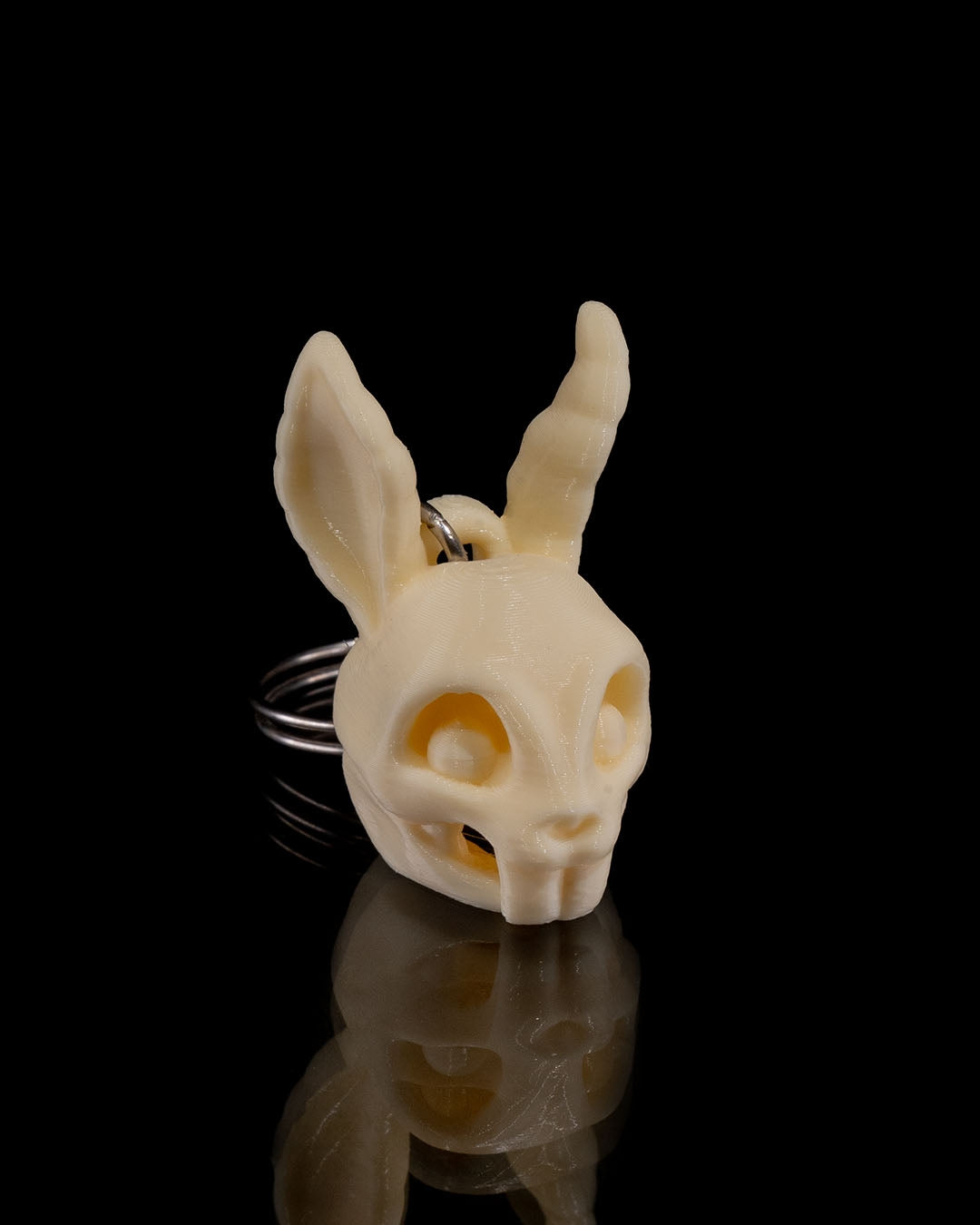 Skeleton Head Keychains 3D Printed