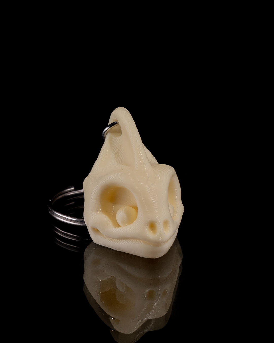 Skeleton Head Keychains 3D Printed