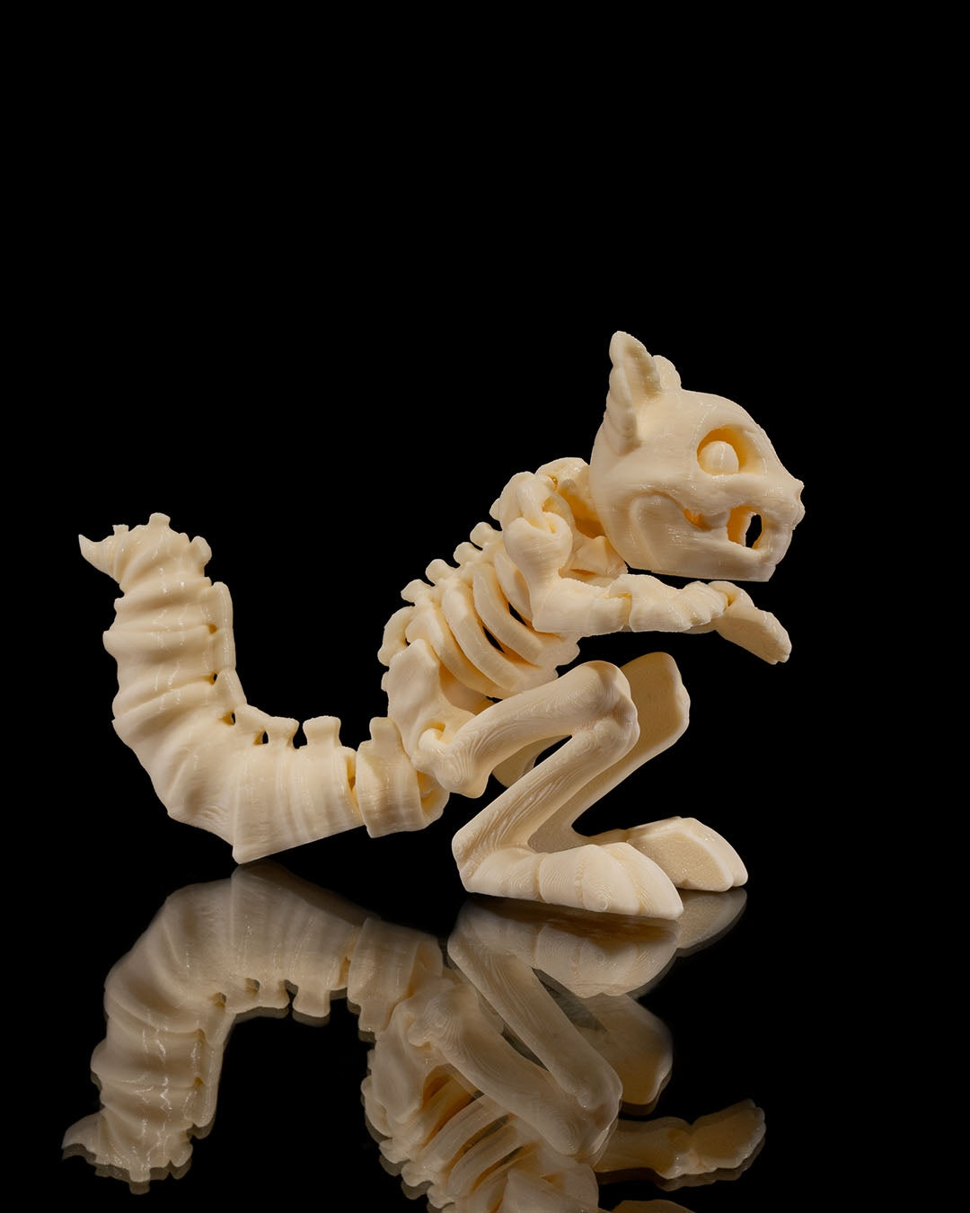 Squirrel Skeleton 3D Printed Articulated Toy